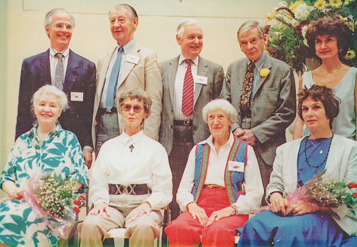 Group photo at first International AT Congress 1986