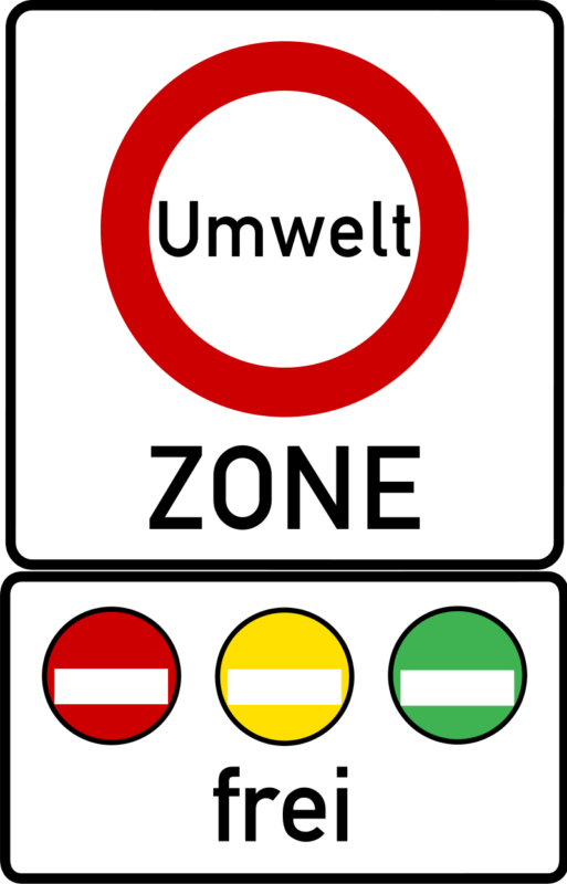 Low Emission Zone sign