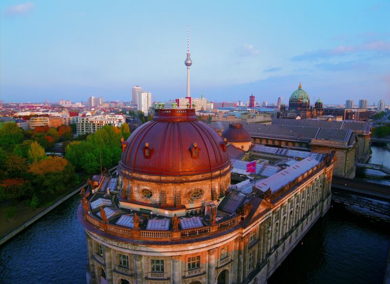 A photo of Bode Museum at northern part of Museumisland Berlin